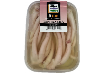 Щупальца в масле, 190г