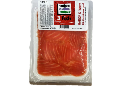 «Набор к пиву» из лососевых рыб, 150г