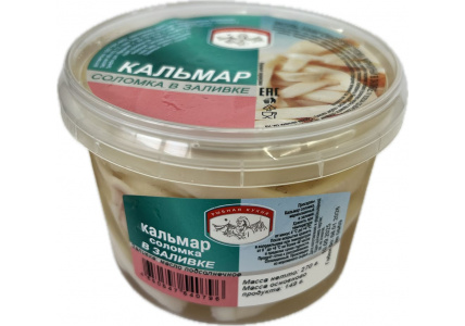 Кальмар в масле, 270г